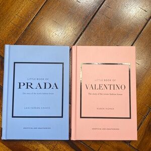 Little Books Of Prada And Valentino! 2 for $20! NWT